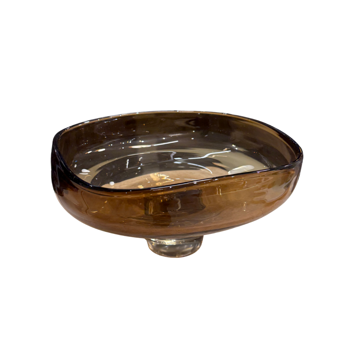 Coupe en verre soufflé