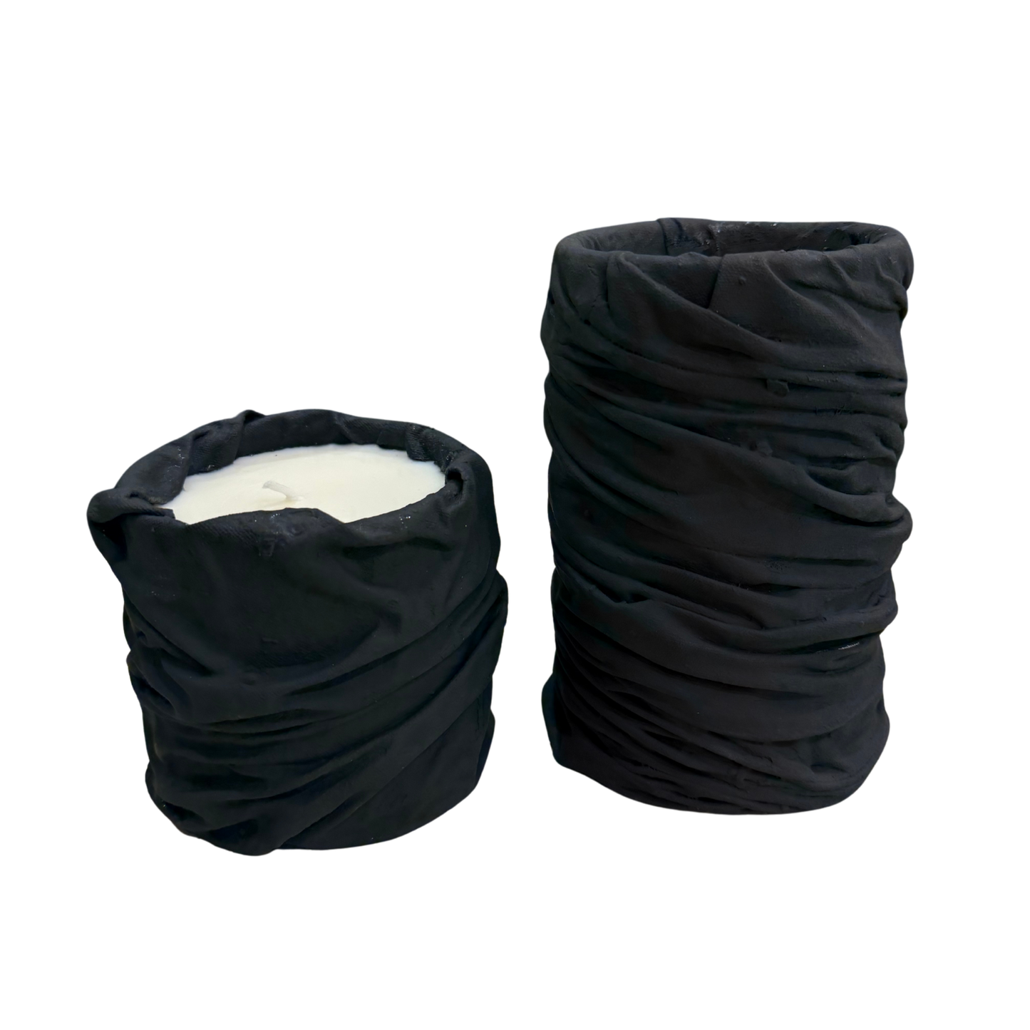 Duo Bougies She Clay Noir mate Oud oriental