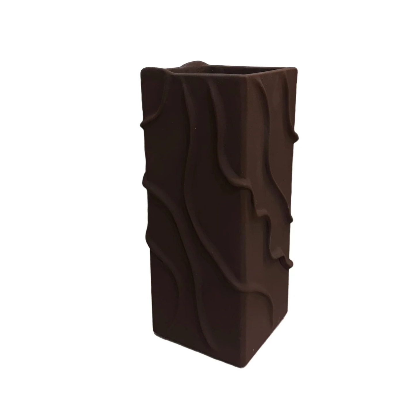 Vase Lea Marron Chocolat