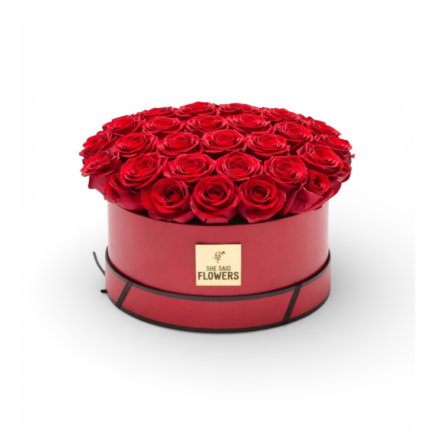 Collection Saint-Valentin – Box Medium de Roses Rouges