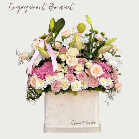 Bouquet Box de fiançailles Déclaration d'amour Drib Sda9