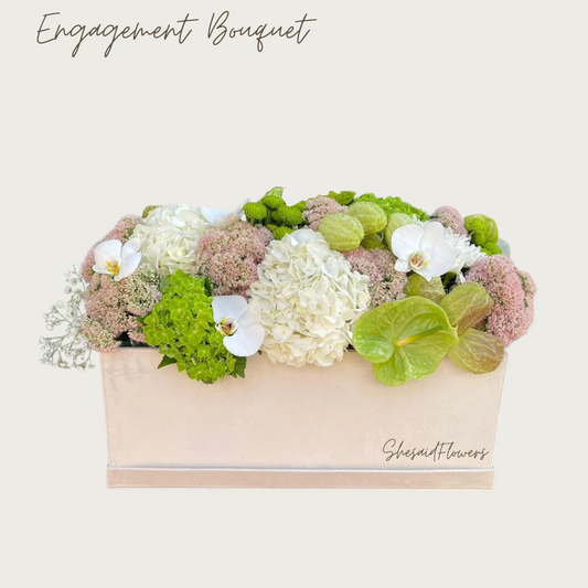 Bouquet Box de fiançailles Déclaration d'amour Drib Sda9
