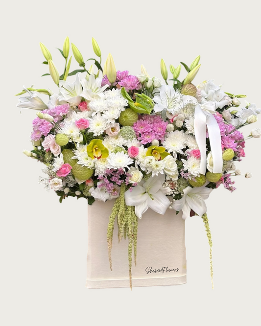 Bouquet Box de fiançailles Déclaration d'amour