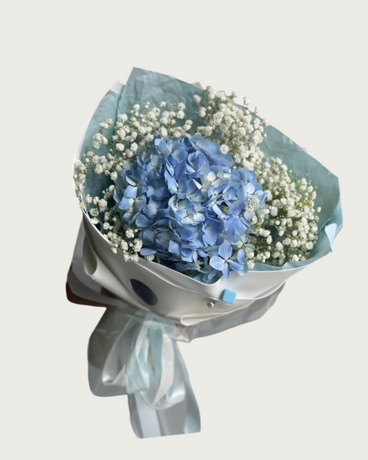 Bouquet de naissance pour garçon Blue Love 3