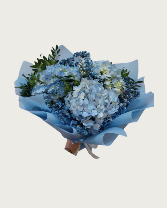 Bouquet de naissance pour garçon Blue Love 4