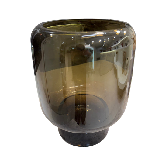 Vase en verre soufflé Marron XL