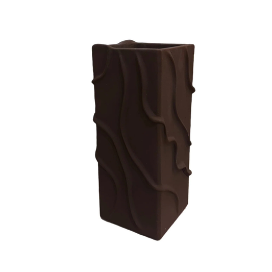 Vase Lea Marron Chocolat