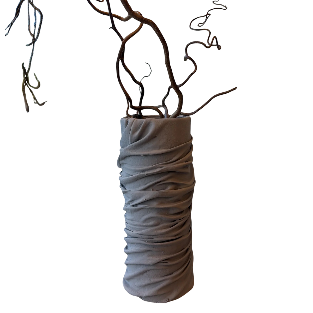 Vase Ligna XL Gris