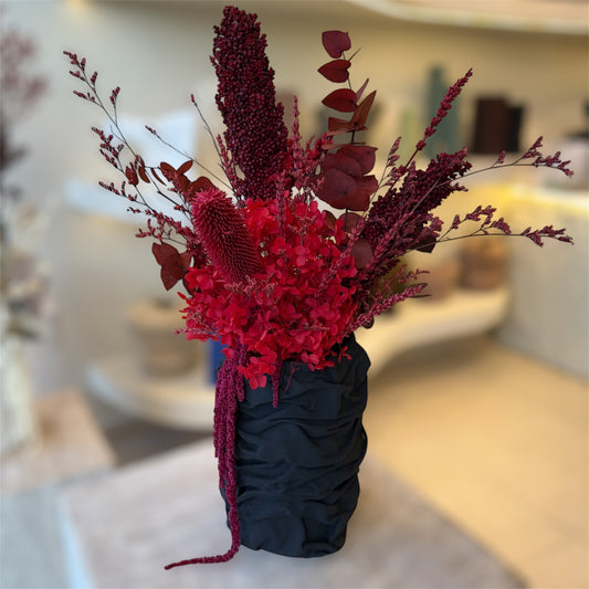 Création florale Rouge